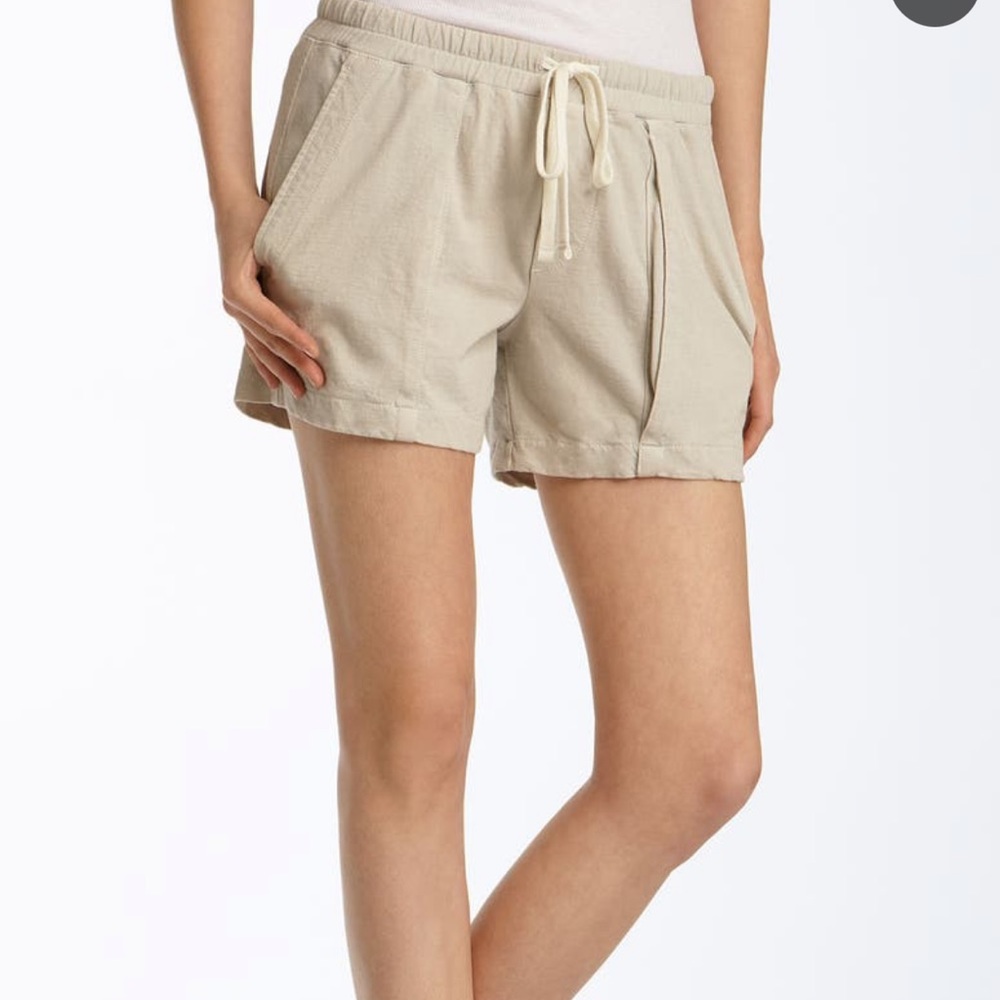 James Perse Short olive green tie waist short cargo style ladies